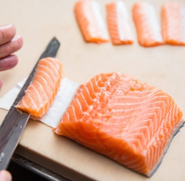 salmon cut