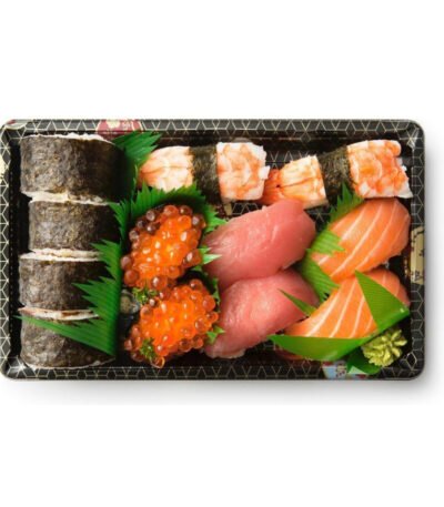 Sushi in a plate