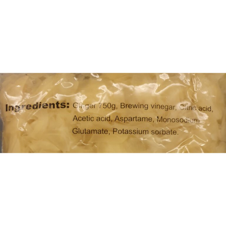 pickled ginger ingredients