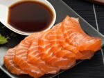 Salmon sashimi