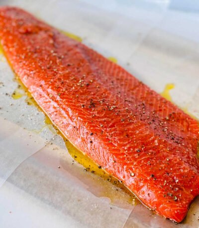 Grilled salmon