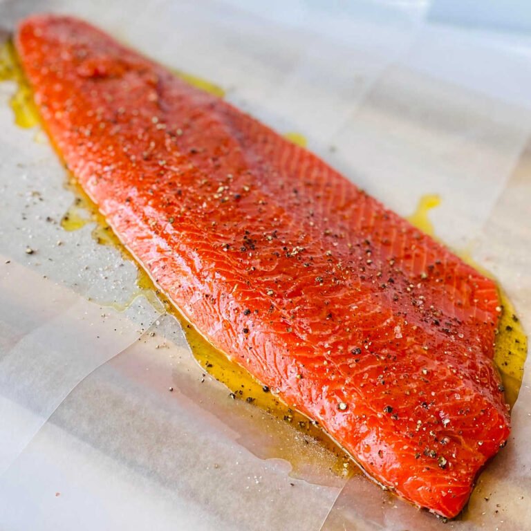 Grilled salmon