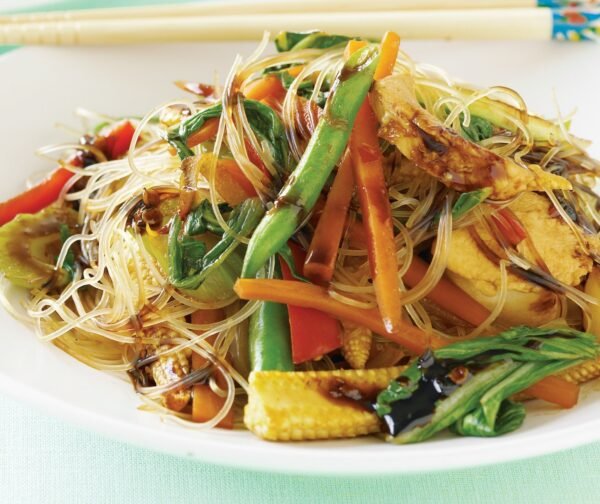 chicken-and-green-bean-vermicelli-noodles