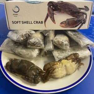 Soft Shell Fresh Crab Pack of 9 (Frozen Box) 1Kg