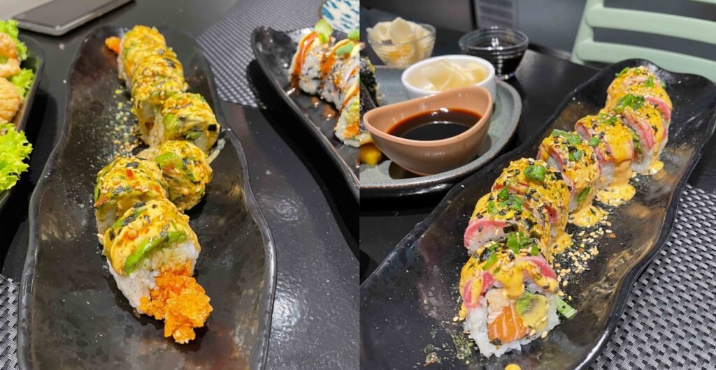 sushi in a plate