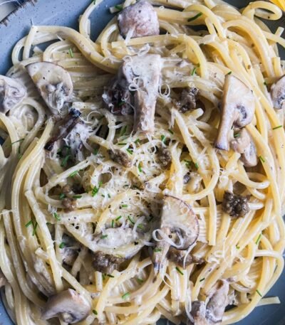 white truffle cream pasta