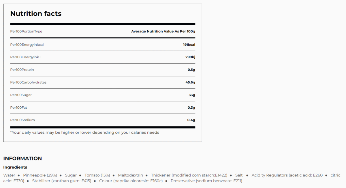Sweet Sour sauce 200 ml - Image 2