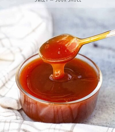 Sweet and sour sauce suree