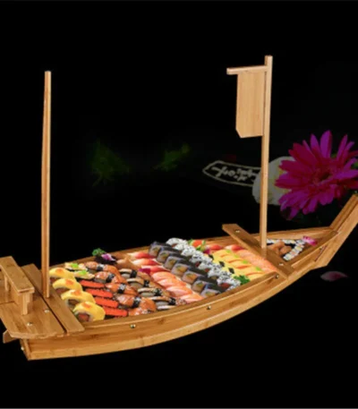 Sushi Wooden Boat 90cm
