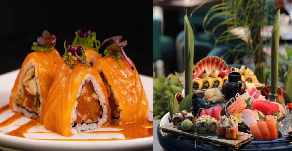 sushi in a plate