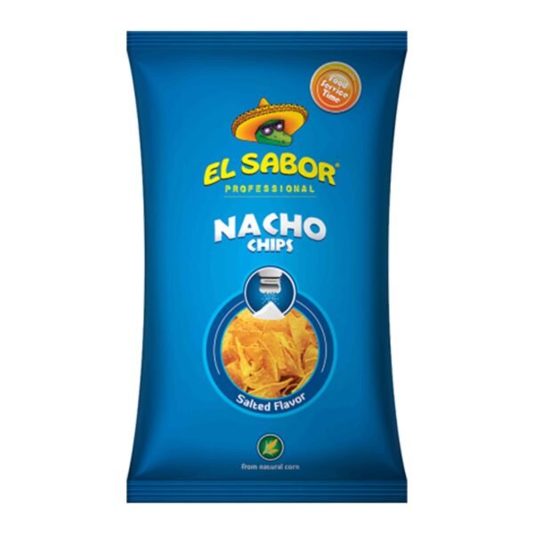 Nacho Chips Salted Food Service Size 500g (EL SABOR)