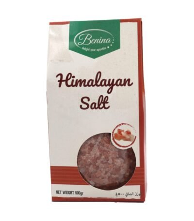 BENINA.HIMALAYAN DARK PINK ROCK SALT 2-5MM*500G
