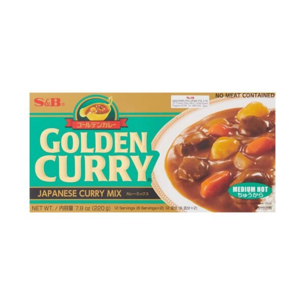 Japanese Curry Mix Medium Hot 220g (S&B )