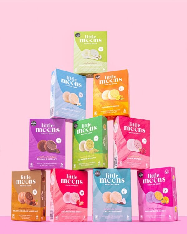 Mochi Ice cream Little Moons Pack of 6 (UK) - Image 2