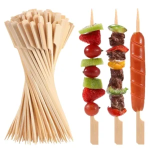 Wooden Skewers 100 Pcs Bag