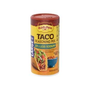 Taco Seasoning Mix Less Sodium 177g (Old El Paso)