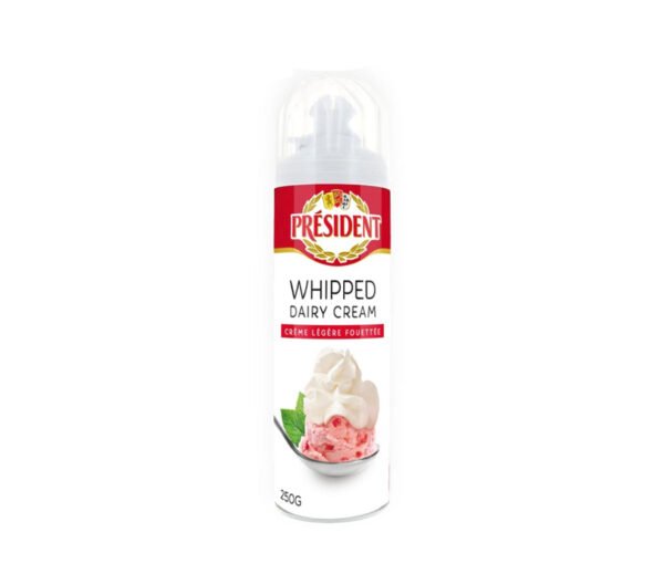 Whipped Cream Light 250g President