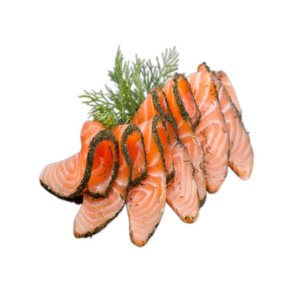 Smoked Salmon with Dill (Norwegian/Scottish) Slices (100g-1kg)