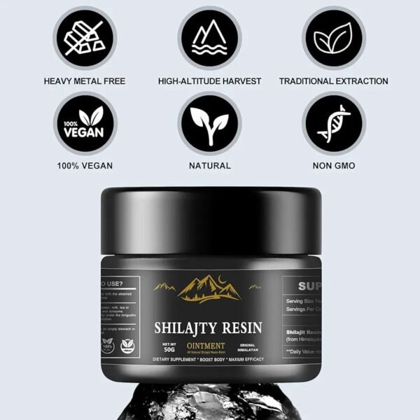 Shilajit 100% Pure Himalayan Resin 50g - Image 2