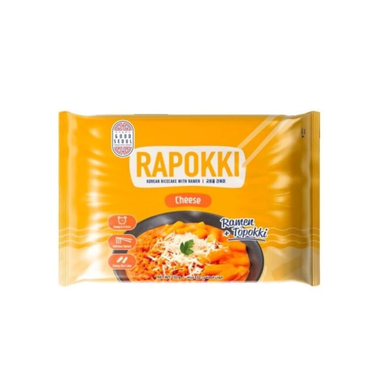 Rapokki Cheese Ramen Topokki 132g (Good Seoul)