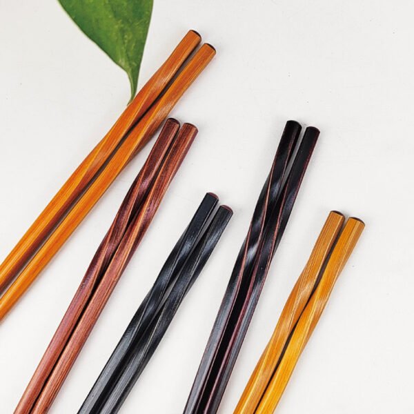Chopsticks set of 5 Colored Set Premium (Reusable) - Image 3