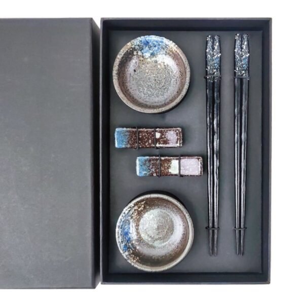 Chopsticks Patterned Set Premium Reusable (Fiberglass)