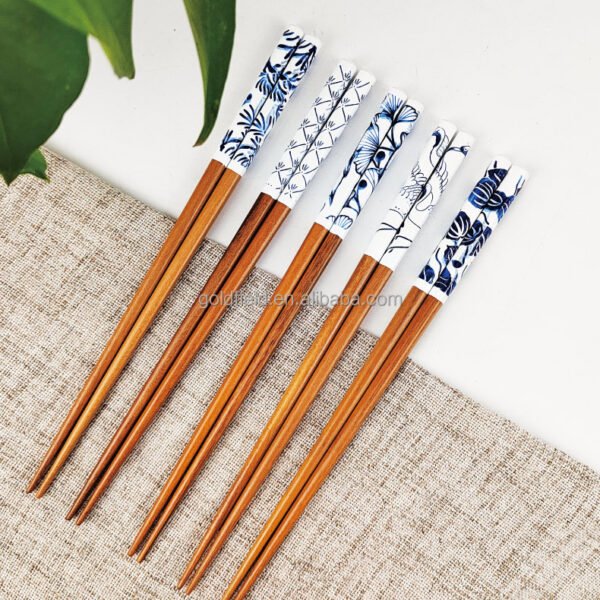 Chopsticks Reusable High Quality Bamboo - Image 3