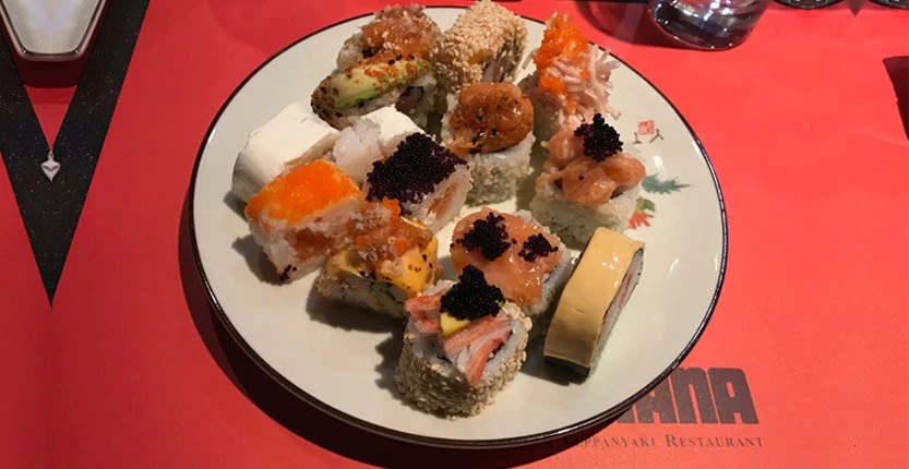Sushi Ura Makis in Plate in Lebanon