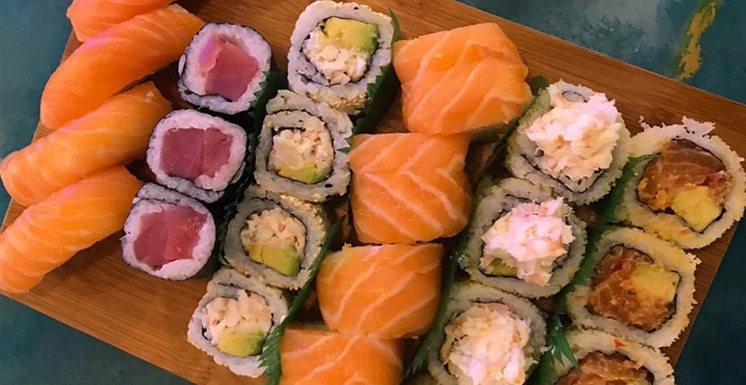 Sushi Ura Makis in Plate in Lebanon