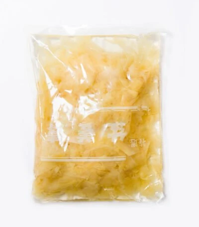 pickled ginger bag white