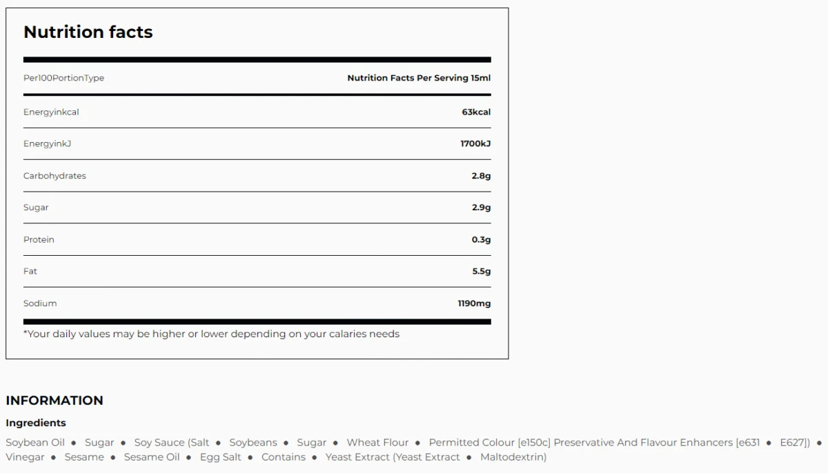 Kewpie sesame dressing (1L) - Image 3
