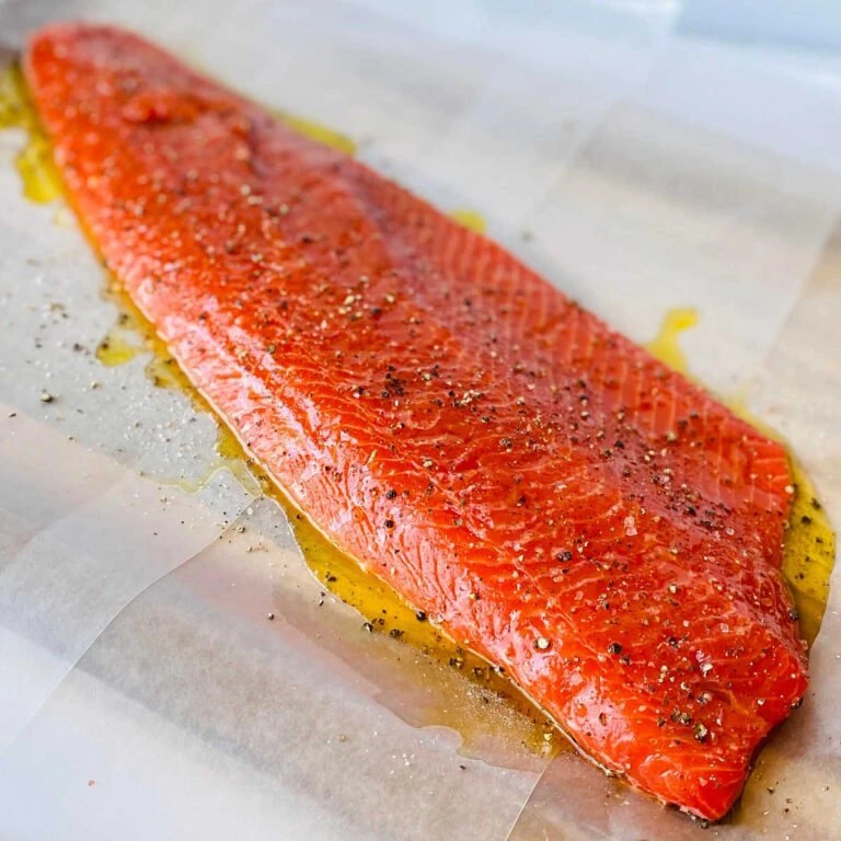 Grilled salmon