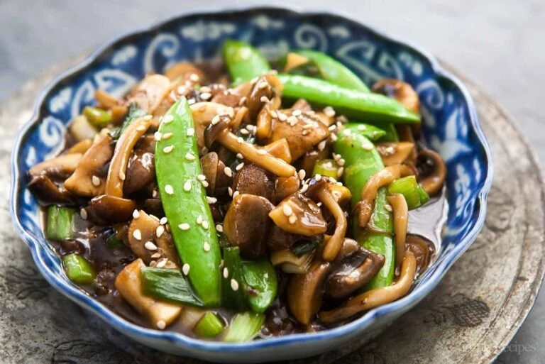 shiitake mushrooms dish