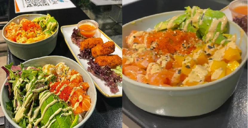 Sushi in a plate