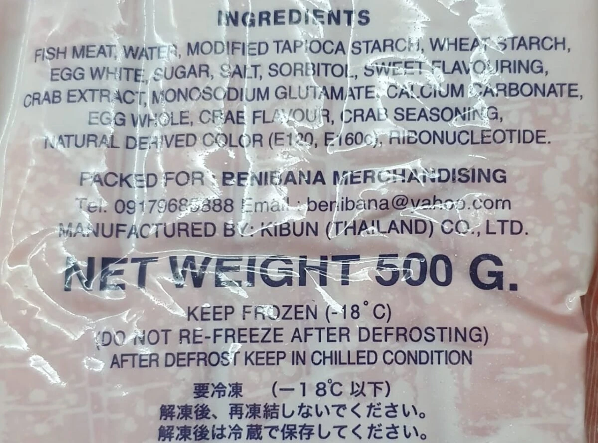 Crab sticks Frozen 500g (Osaka, Thailand) - Image 4