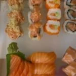 sushi in a plate