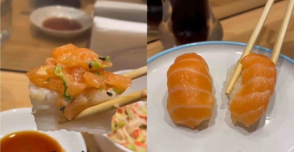 sushi in a plate