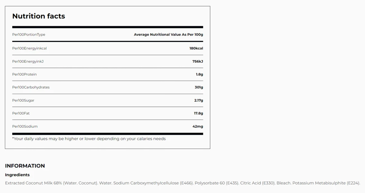 Coconut Cream 400 ml Real Thai - Image 3