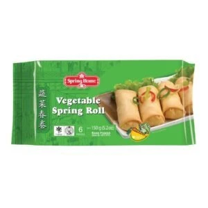 Vegetable Spring Rolls Pack of 6 (Frozen)
