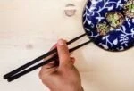 Chopsticks Reusable Glass Fiber Black 22cm - Image 2