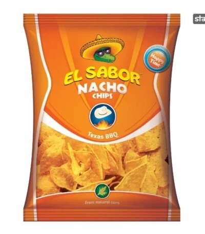 EL SABOR Nacho Chip BBQ Party Size 225g
