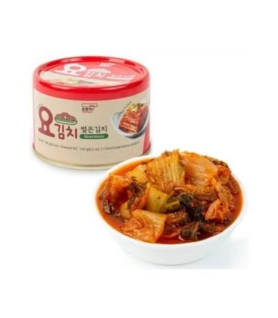 Sliced Kimchi Can 160 (Yopokki Korea)
