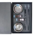 Chopsticks Patterned Set Premium Reusable (Fiberglass)