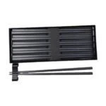 Black Chopsticks set of 5 reusable (fiberglass)