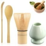 Bamboo Matcha Whisk 4pc Set (Japanese Style)